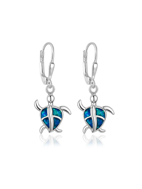 Iria Turtle Opal Dangler Earrings for Women