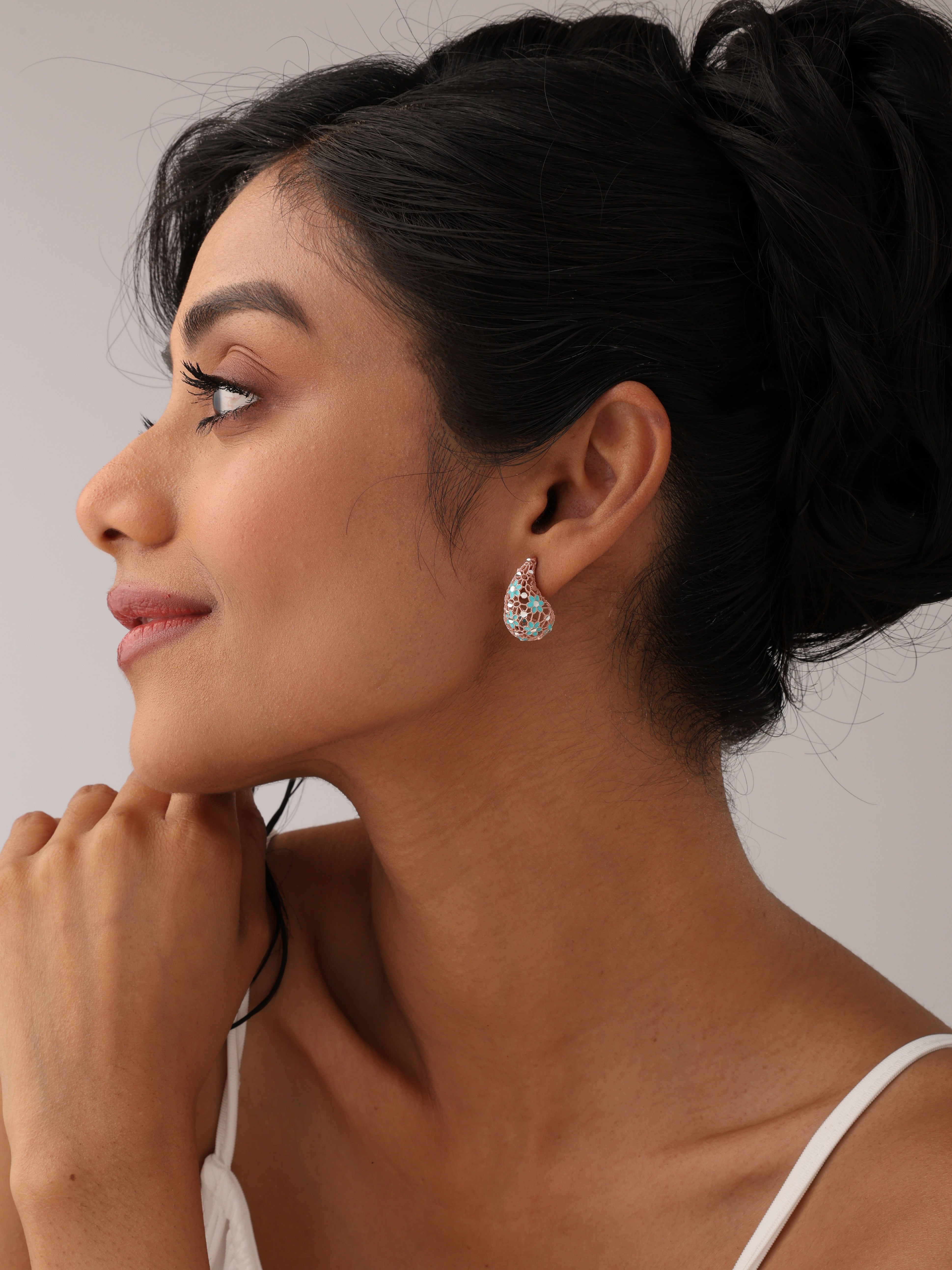 Marcelline Filigree Teardrop Earrings