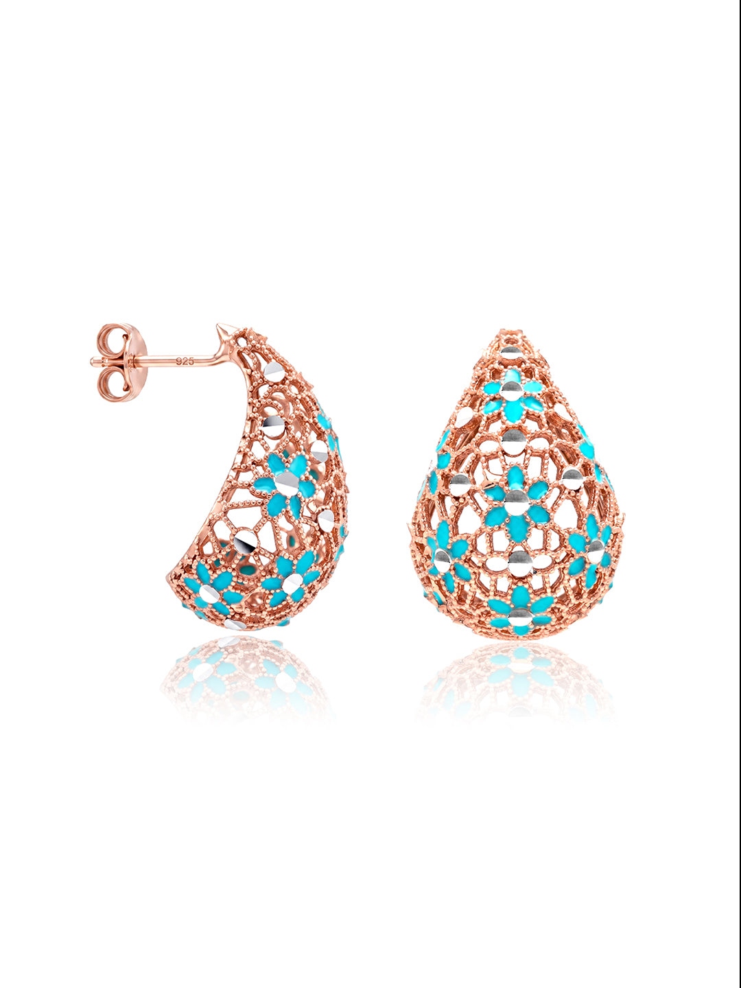 Marcelline Filigree Teardrop Earrings