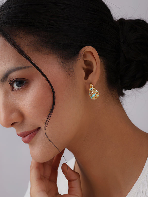 Meira Mesh Filigree Women's Stud Earrings