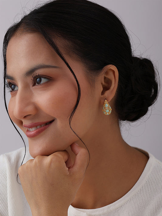 Aria Mesh Stud Earrings for Women