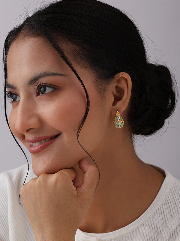 Aria Mesh Stud Earrings for Women