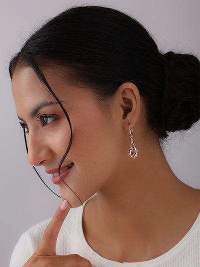 Aurelia Rose Raindrop Earrings