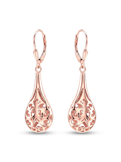 Aurelia Rose Raindrop Earrings