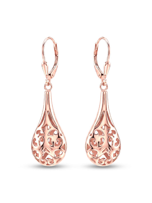 Aurelia Rose Raindrop Earrings
