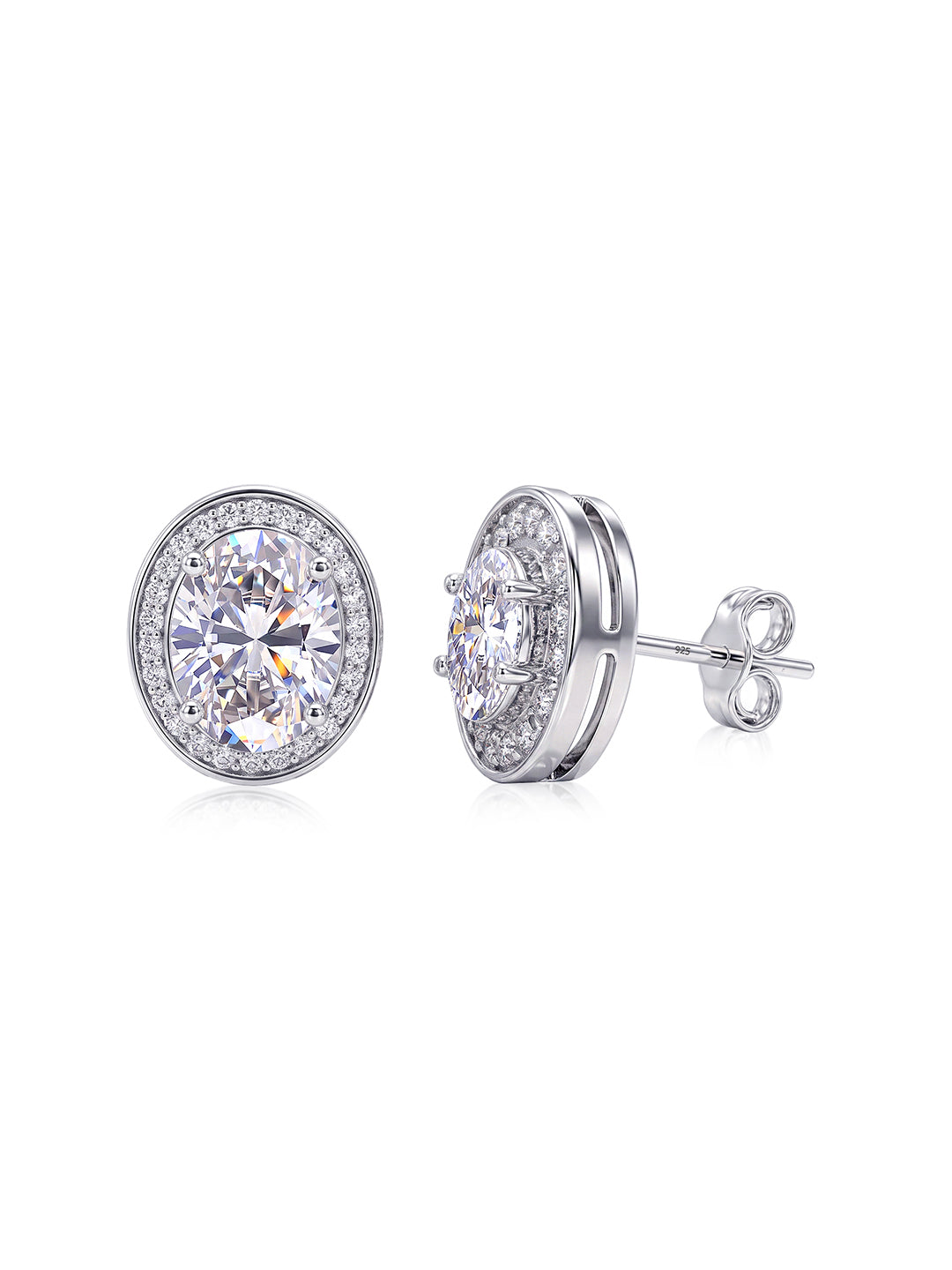 Silver Signature Studs