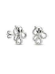 Silver Octavia Stud Earrings