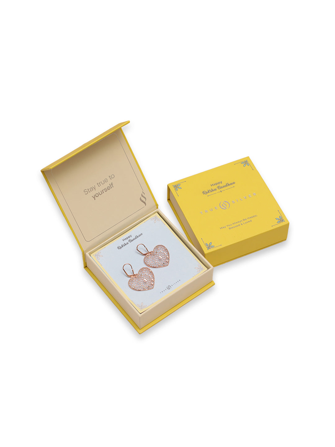 Rose Gold Lever Back Earrings