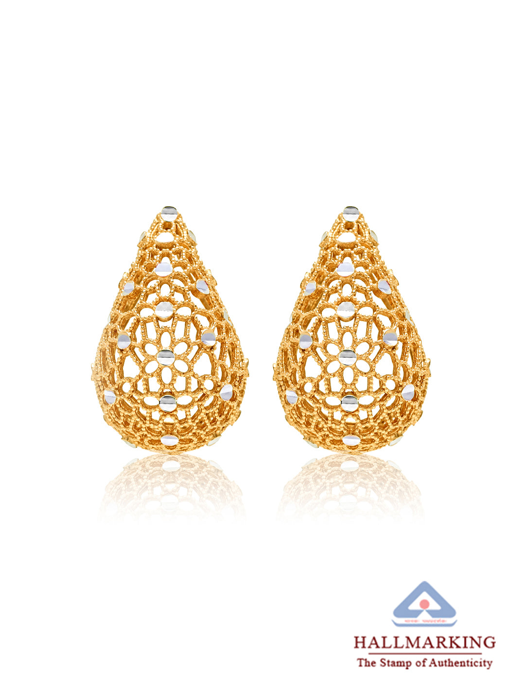 Gold Stud Earrings