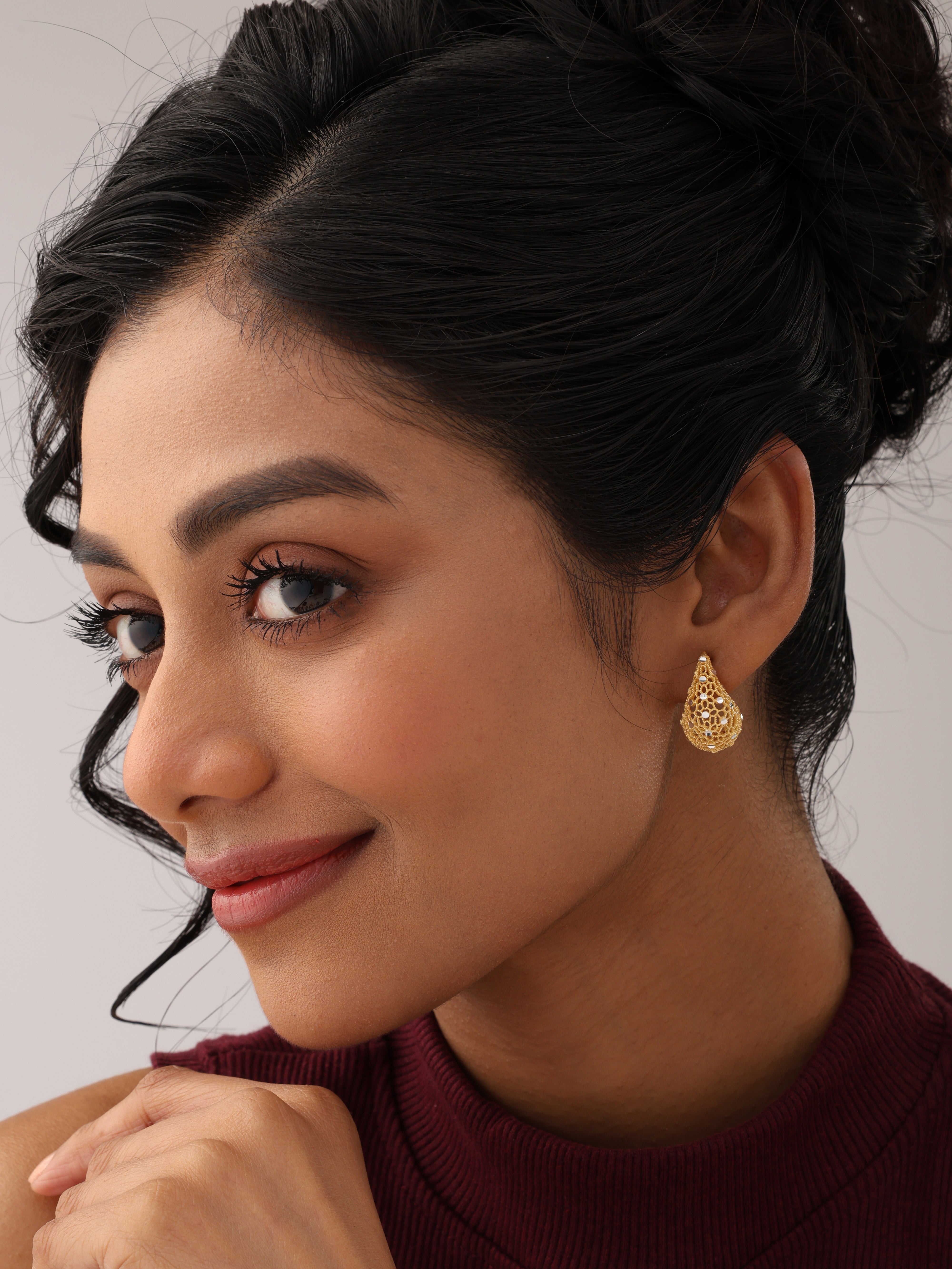 Gold Stud Earrings