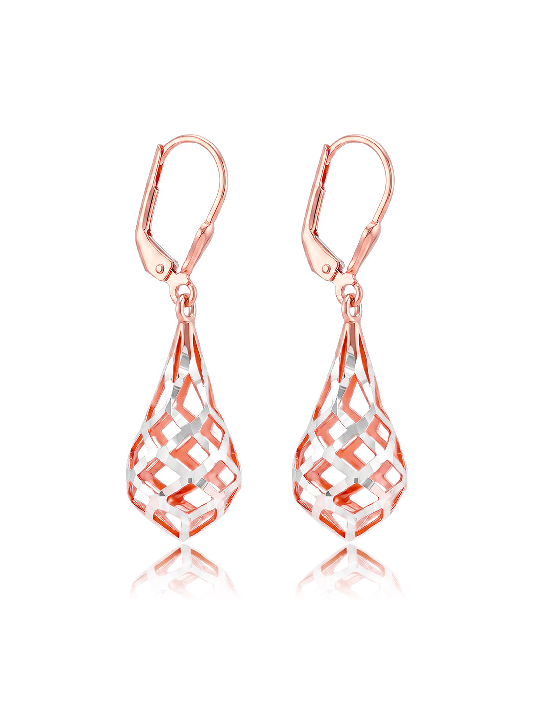 Rose Gold Drop Earrings