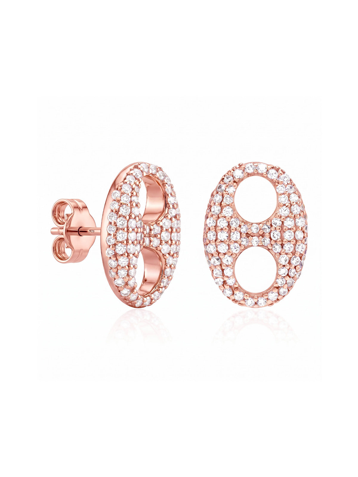 Rose Gold Stud Earrings