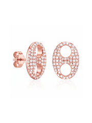 Rose Gold Stud Earrings