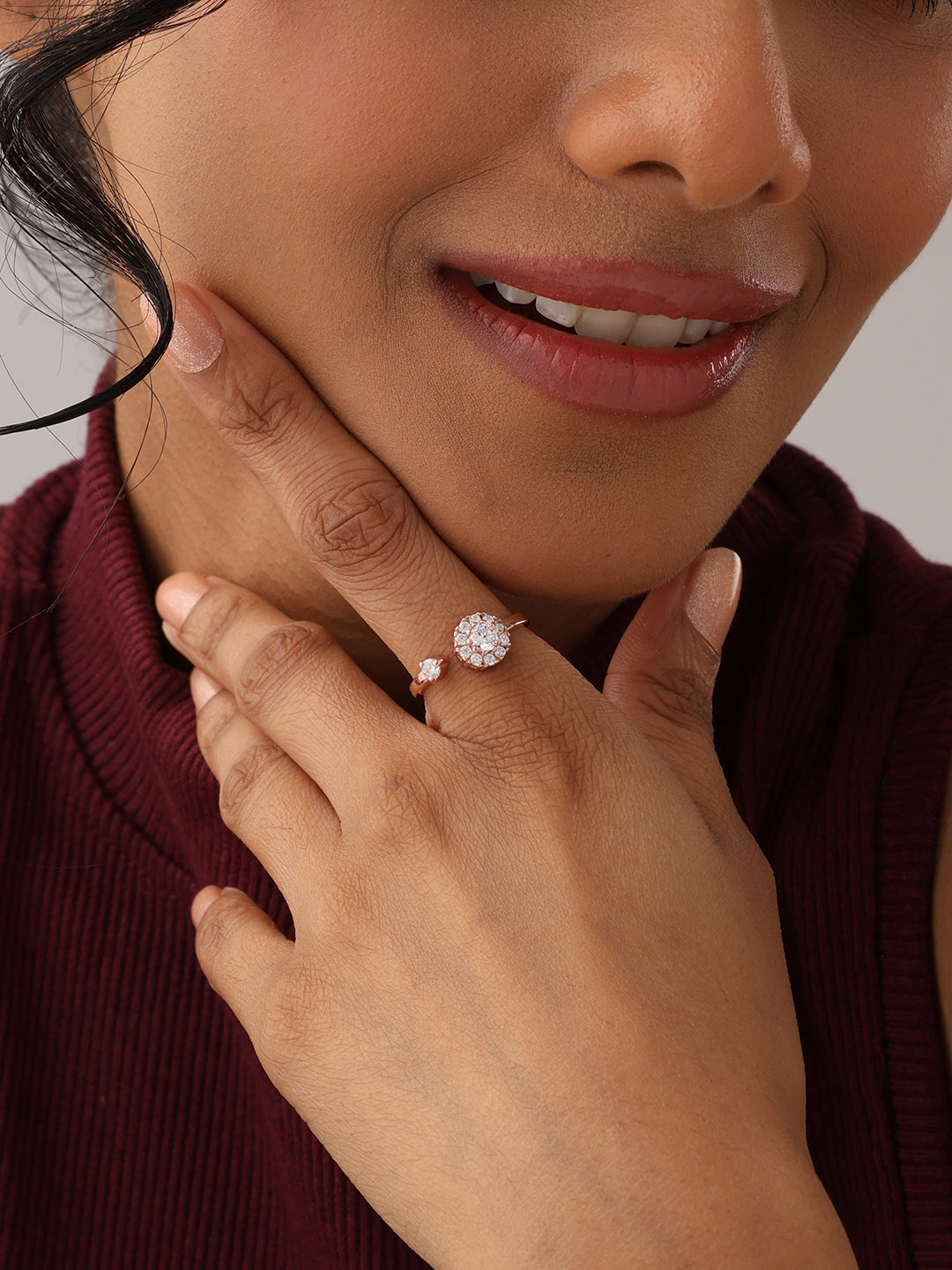 Rose Gold Open Ring