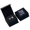 925 Sterling Silver Rope Border Engraved Square Shape Cufflinks with Raksha Bandhan Gift Box For Brother