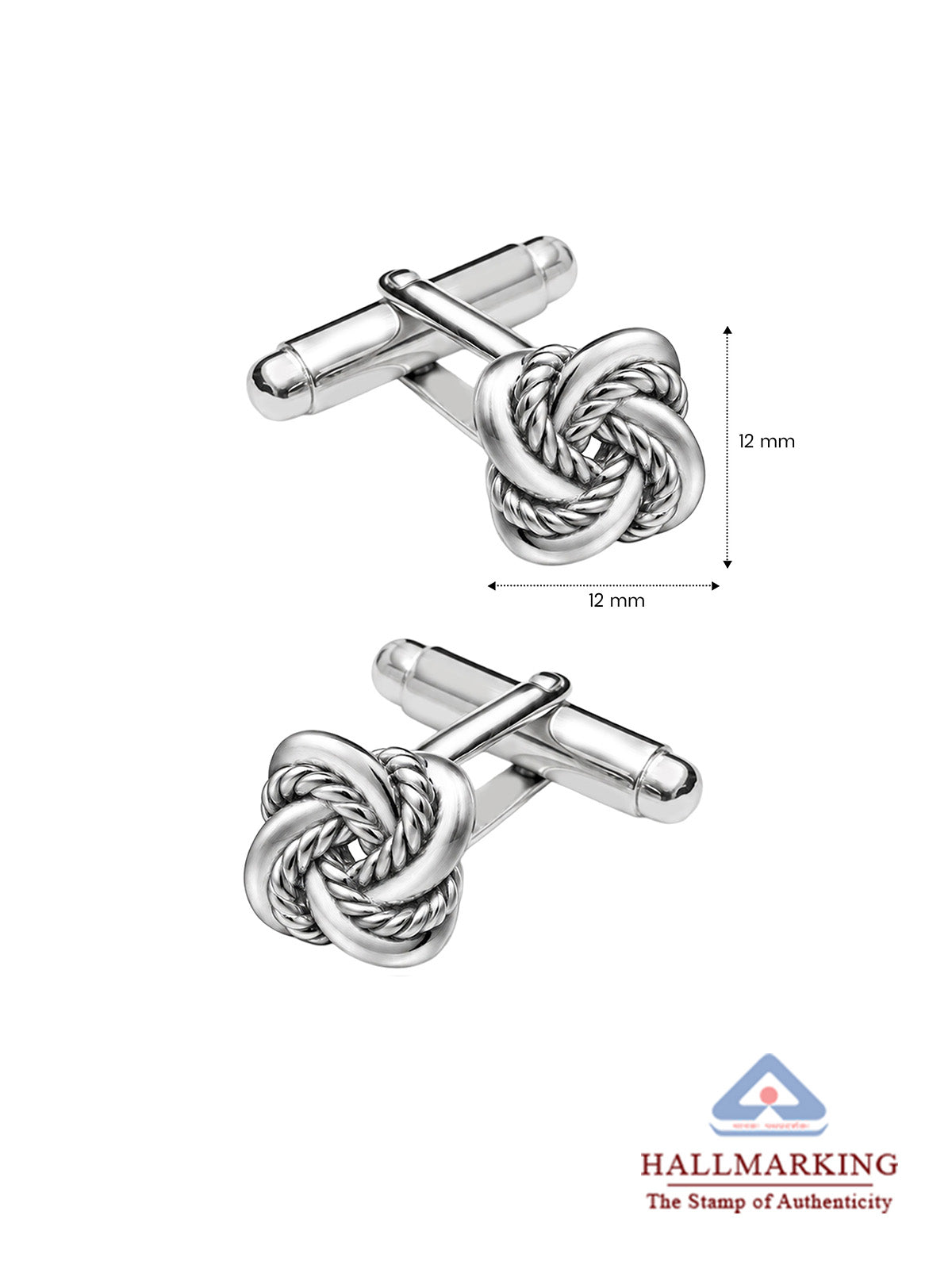 Nodo Woven Knot Men's Cufflinks