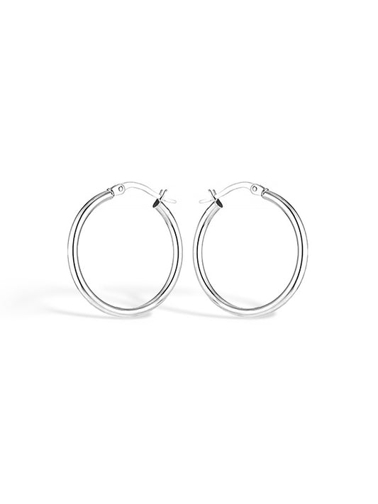 Italian Tube Click-Top Hoops 2.5mm