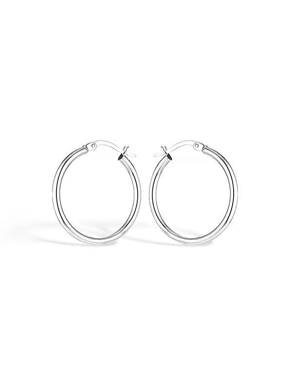 Italian Tube Click-Top Hoops 2.5mm