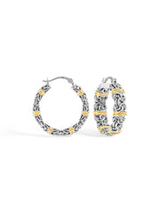 Two-Tone Byzantine Station Hoops
