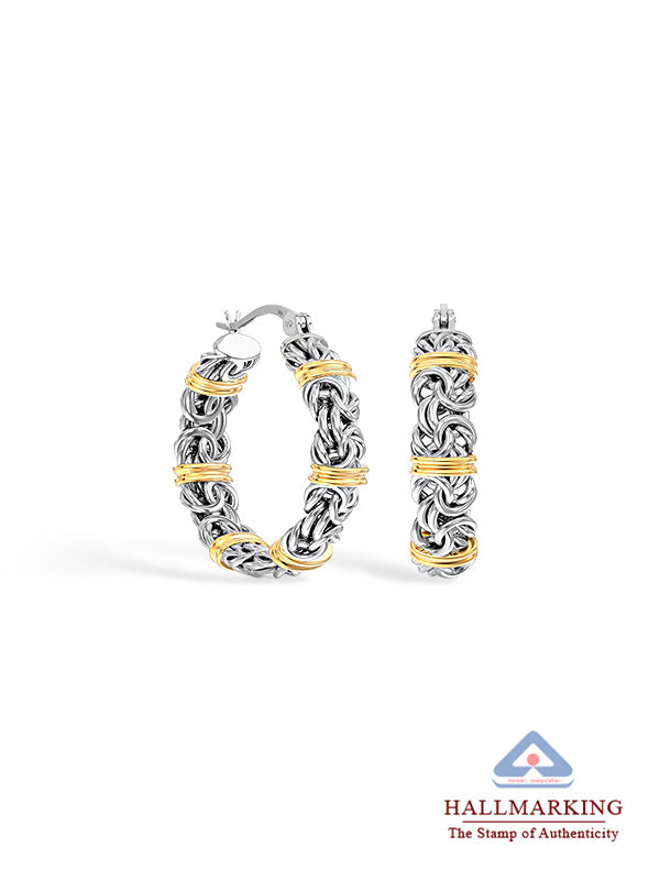 Two-Tone Byzantine Station Hoops