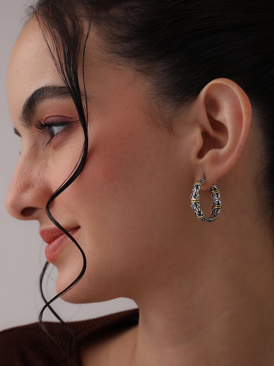Two-Tone Byzantine Station Hoops