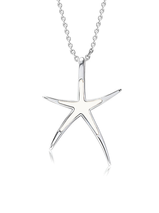 StarFish Mother of Pearl Contemporary Necklace