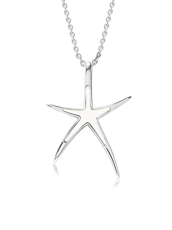 StarFish Mother of Pearl Contemporary Necklace