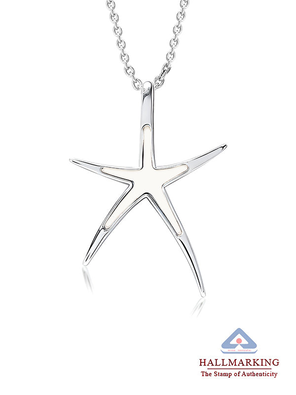StarFish Mother of Pearl Contemporary Necklace