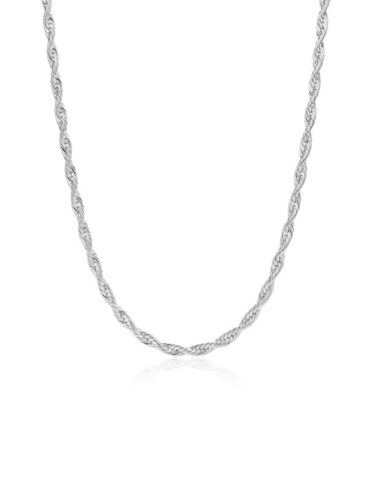 Silver Long Chain Necklace