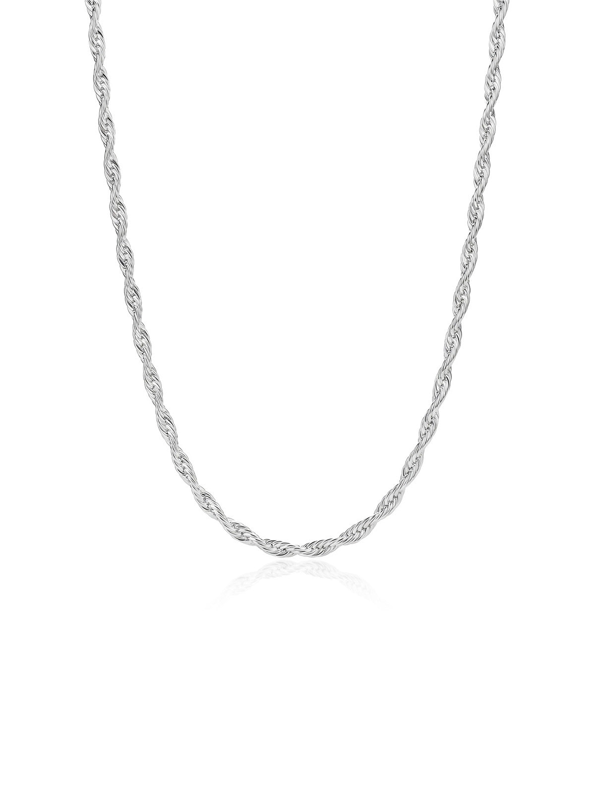 Silver Long Chain Necklace