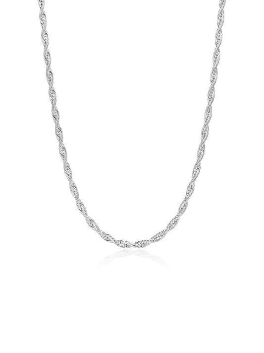 Silver Long Chain Necklace