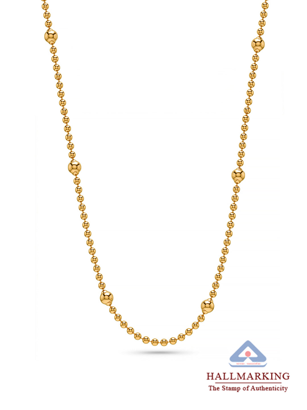 14K Gold-Plated Luminosa Bead Necklace