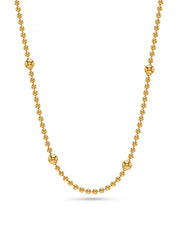 925 Sterling Silver Jewellery | 14K Gold-Plated Luminosa Bead Necklace | acpl-ecom.myshopify.com