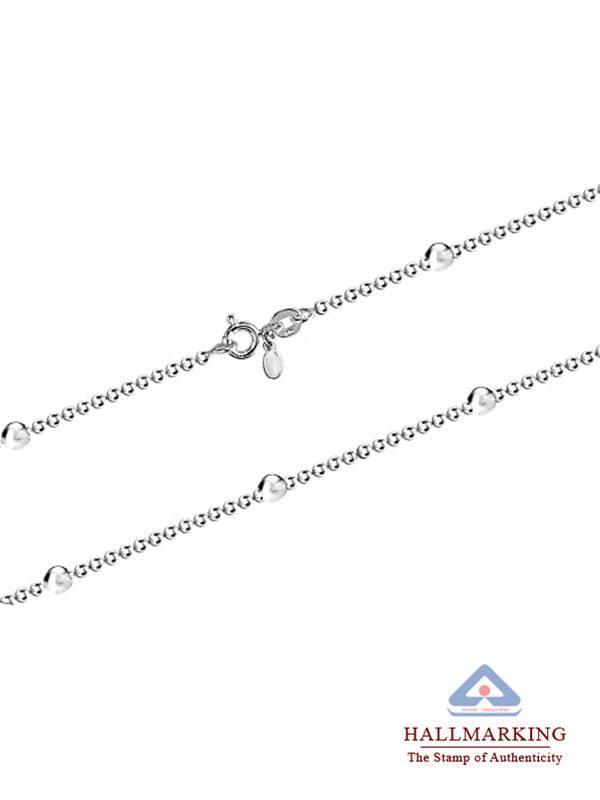 Italian Ball Bead Station Chain