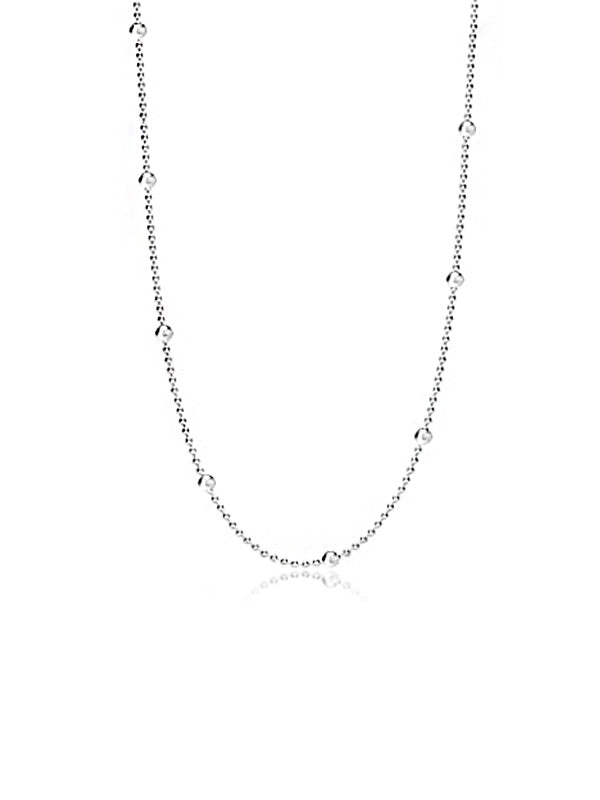 Italian Ball Bead Station Chain