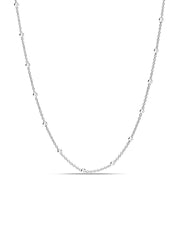 Venezia Ball Bead Station Women's Chain Necklace