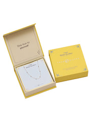 Italian Ball Bead Station Silver Chain for Women - Gift For Sister