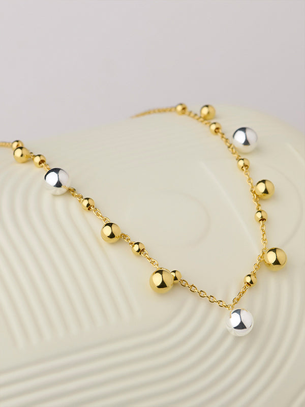 Golden Grace Ball Station Necklace