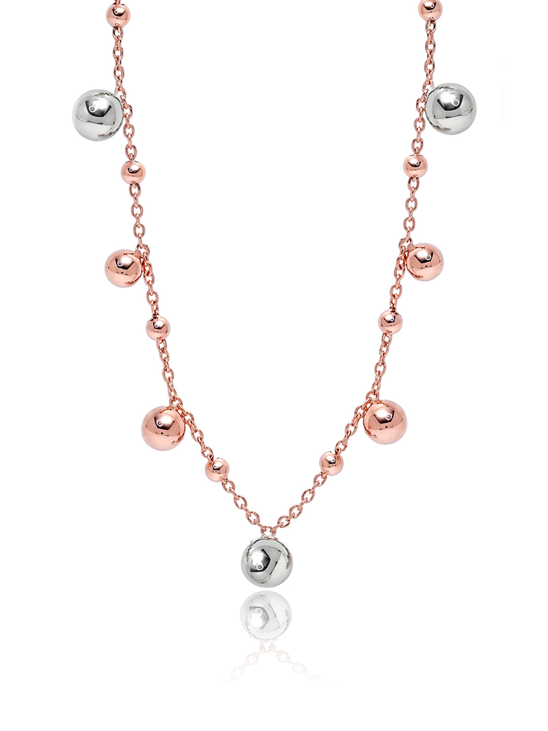 Blush Radiance Ball Station Necklace