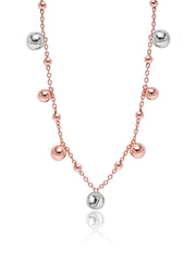 Blush Radiance Ball Station Necklace