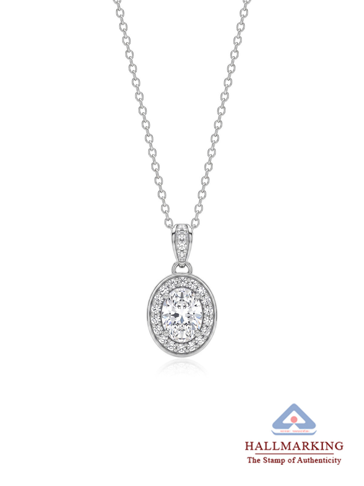 Rhodium Everyday Pendant Necklace