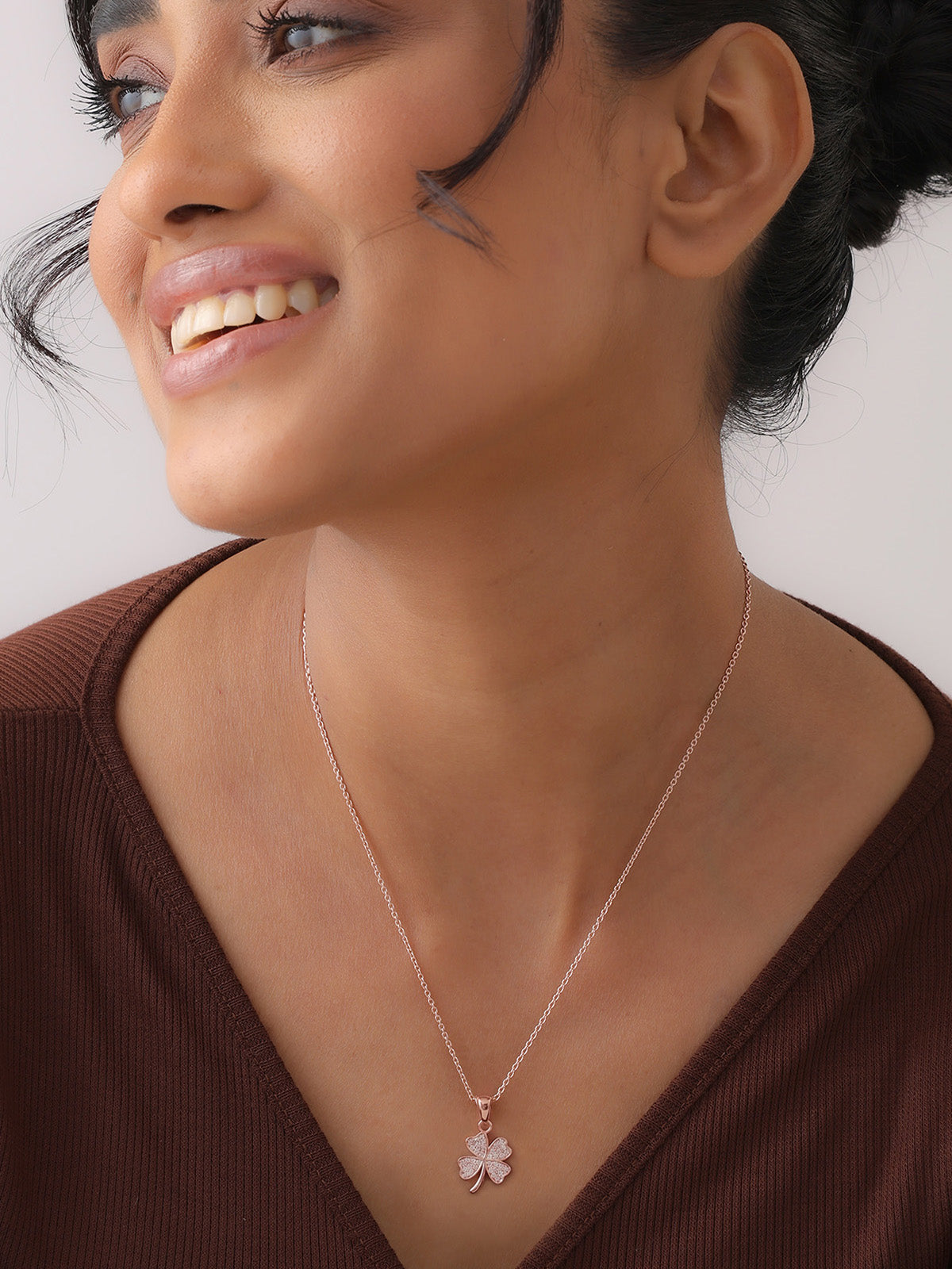 Rose Gold Pendant Necklace