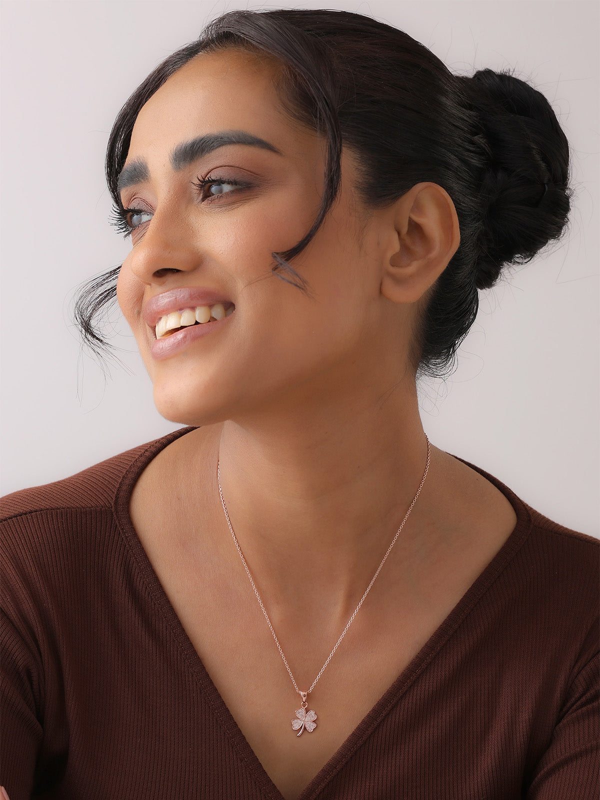 Rose Gold Pendant Necklace