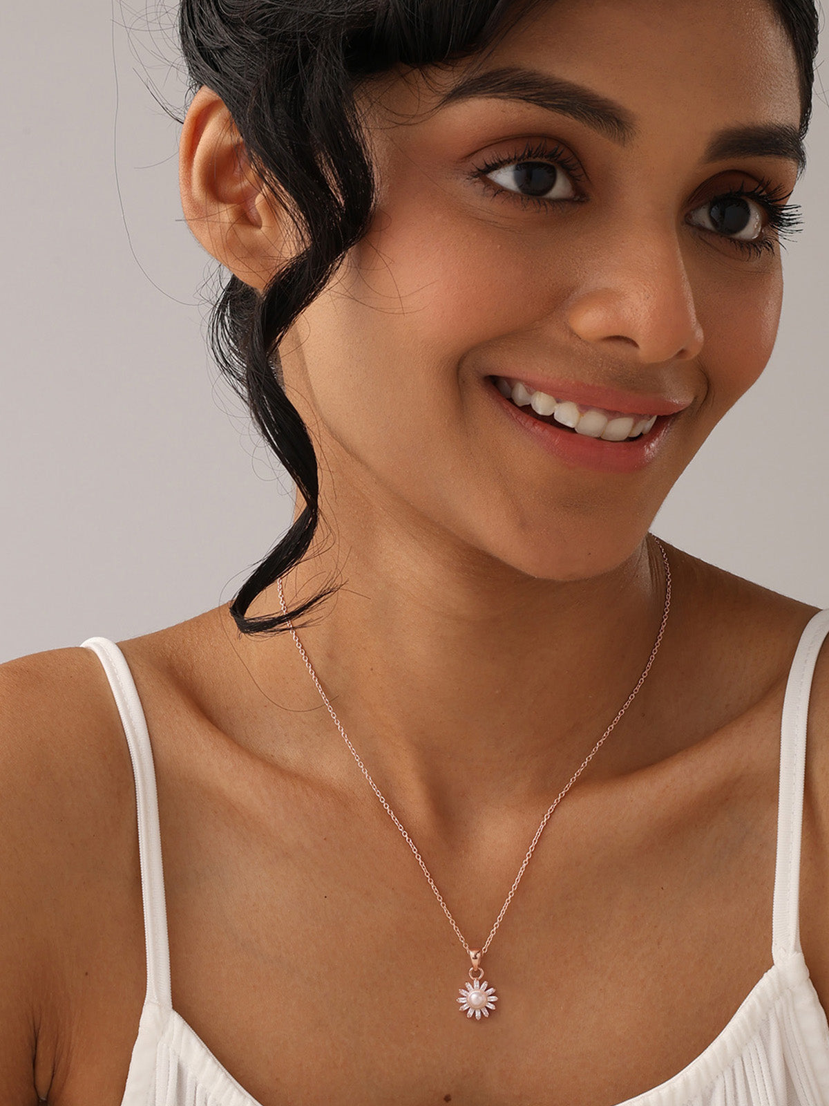 Rose Gold Everyday Pendant Necklace