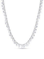 Crystal Charm Station Necklace
