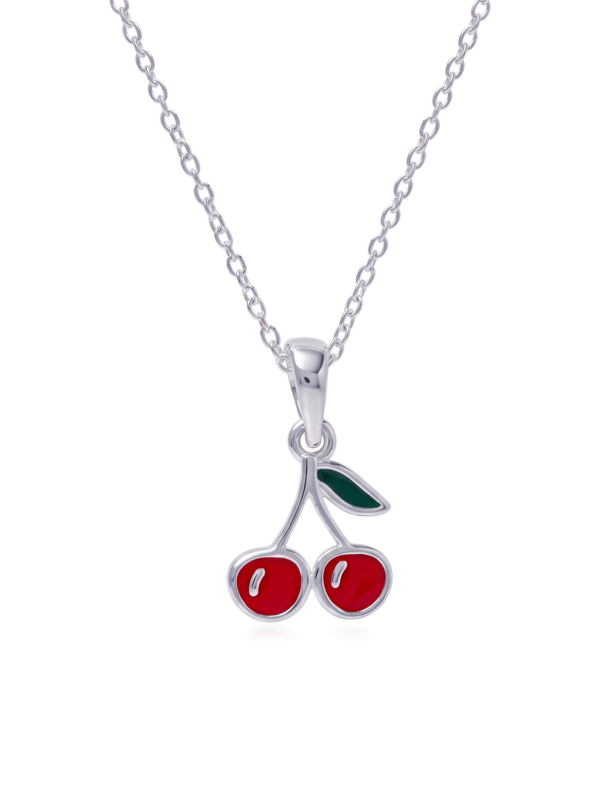 Cherry Charm Pendant Necklace
