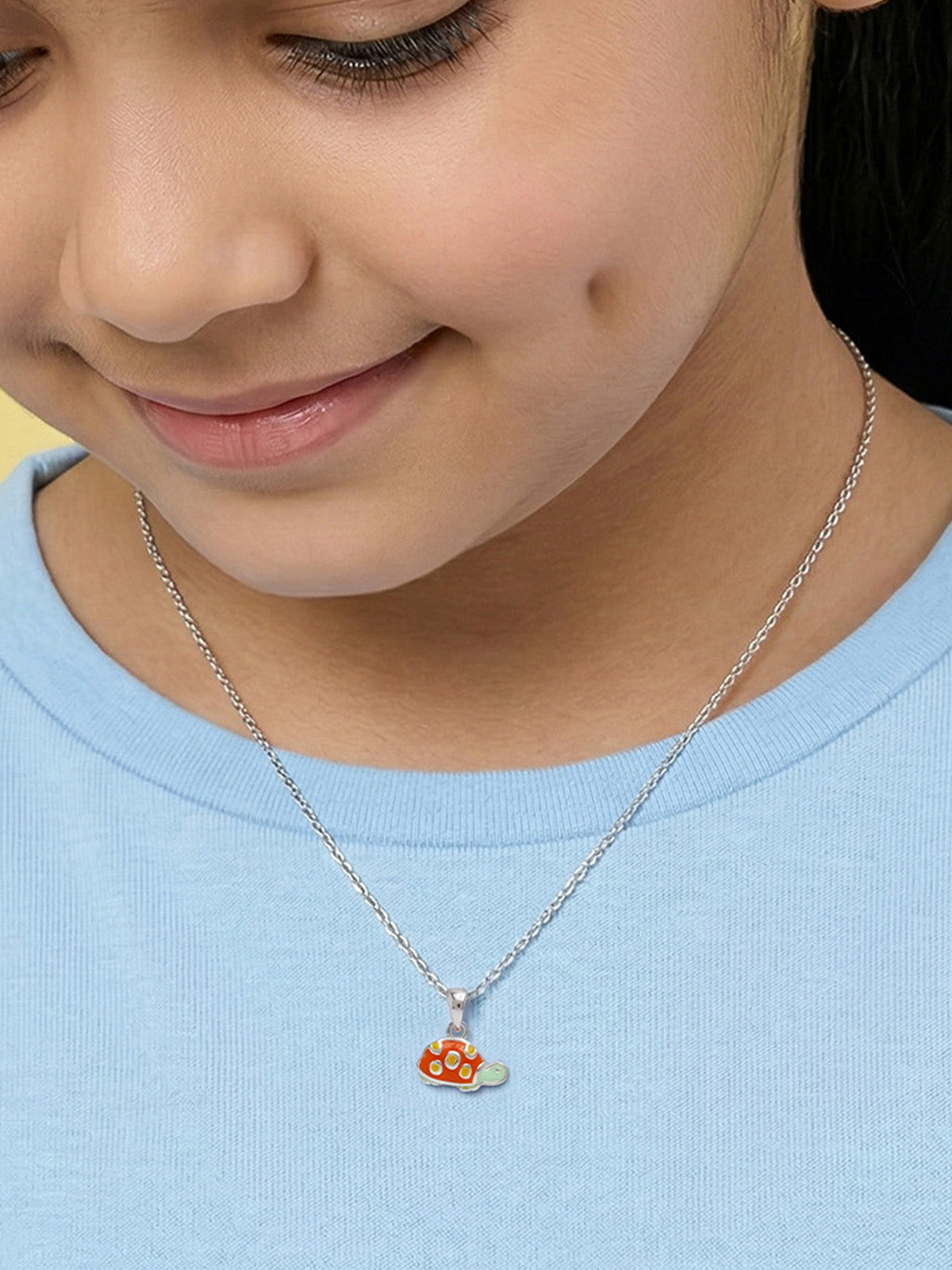 Colorful Turtle Pendant Necklace