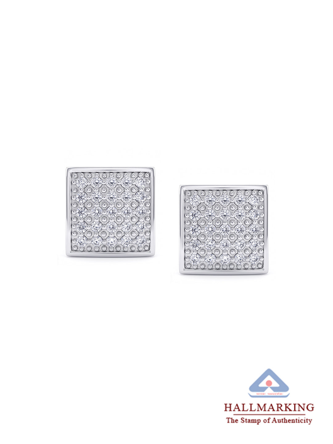 Men?s Silver Stud Earrings
