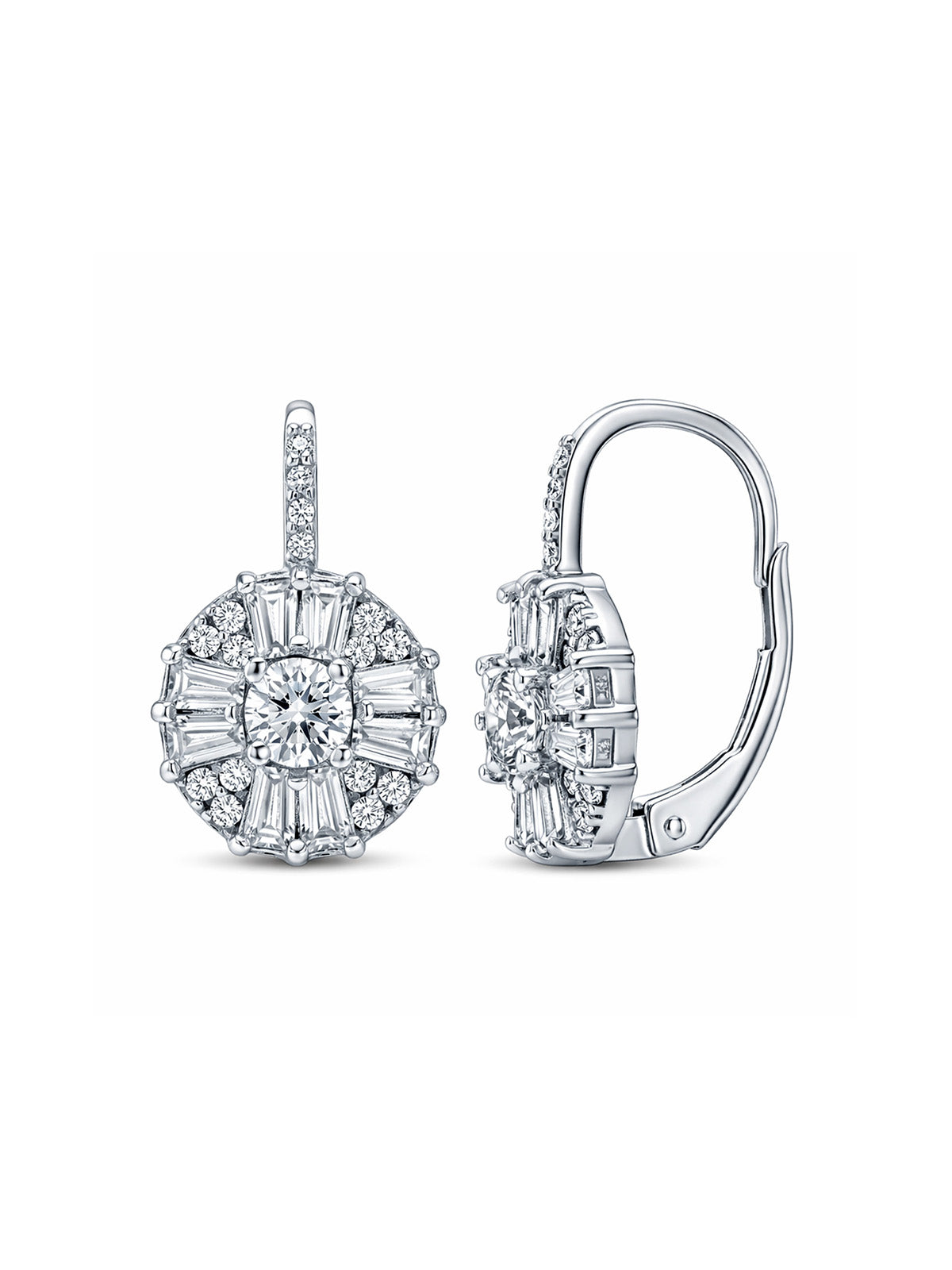 Rhodium Everyday Dangler Earrings
