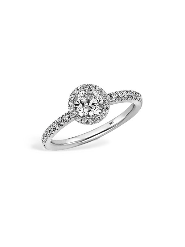 Cushion-Cut CZ Wedding Band Ring